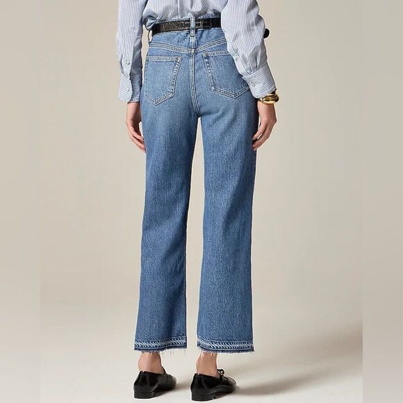 NWT J CREW High-rise kickout jean in Rose Lark Wash - Picture 5 of 7